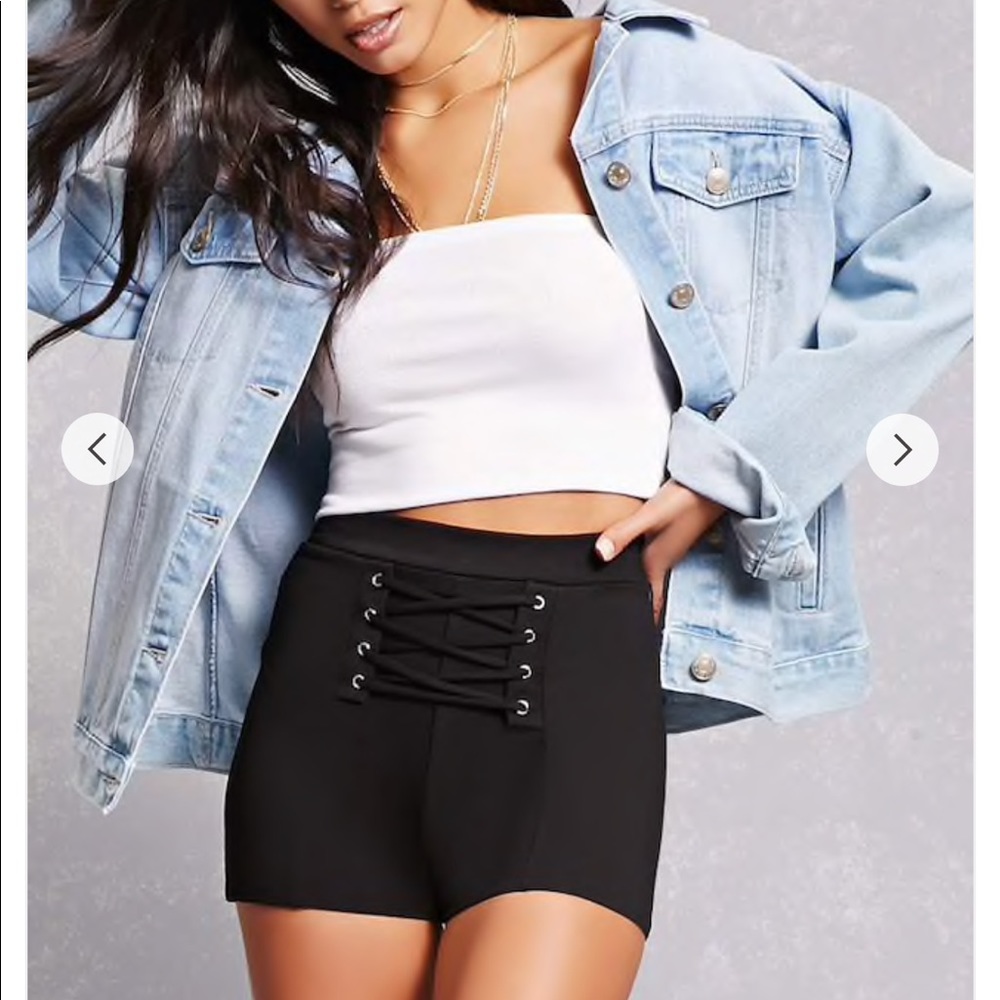 💫TAG INCLUDED-Criss Cross High Wasted Shorts💫